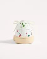 Valentino Royco Sneaker In Nappa Calfskin With Cherryfic Pattern - Image 2